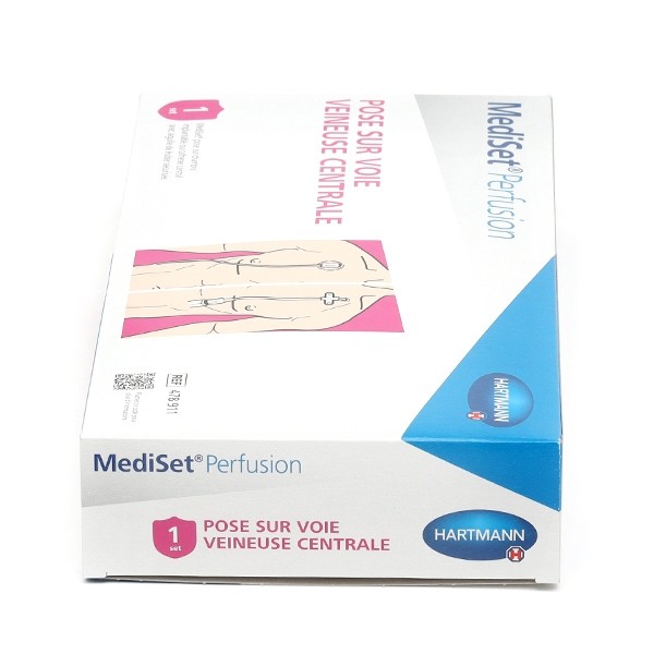 Mediset Perfusion pose avec aiguille de Huber