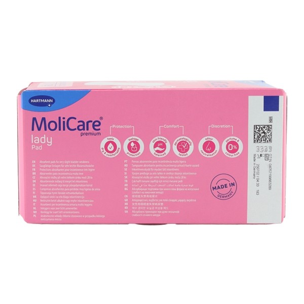 MoliCare Premium Lady Pad Protections anatomiques 0,5 goutte