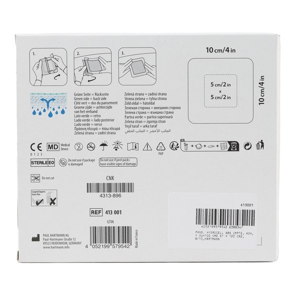 Hartmann RespoSorb Silicone border pansement adhésif siliconé