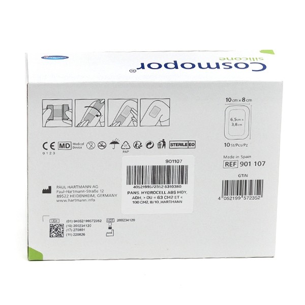 Hartmann Cosmopor silicone pansement adhésif siliconé