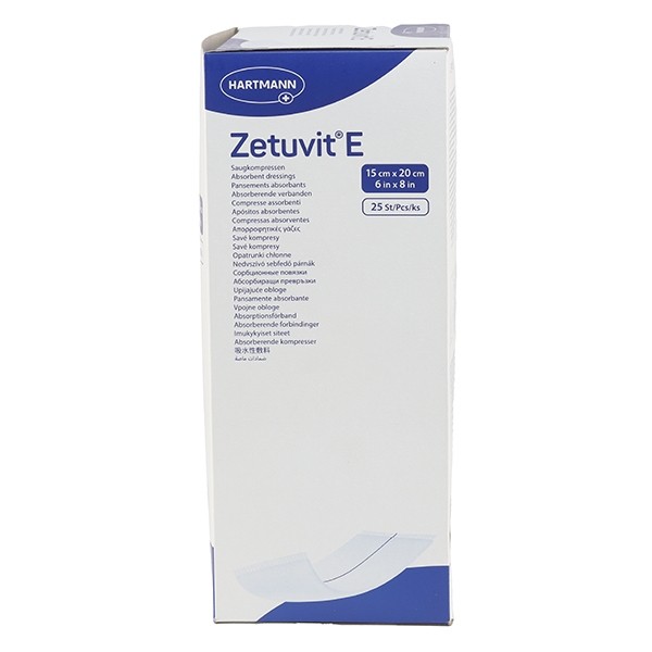 Hartmann Zetuvit E pansements absorbants stériles 25 unités