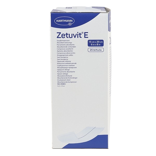Hartmann Zetuvit E pansements absorbants stériles 25 unités