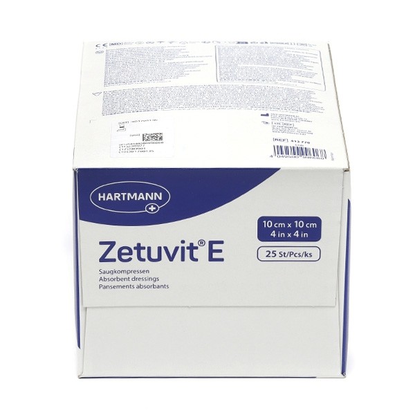 Hartmann Zetuvit E pansements absorbants stériles 25 unités