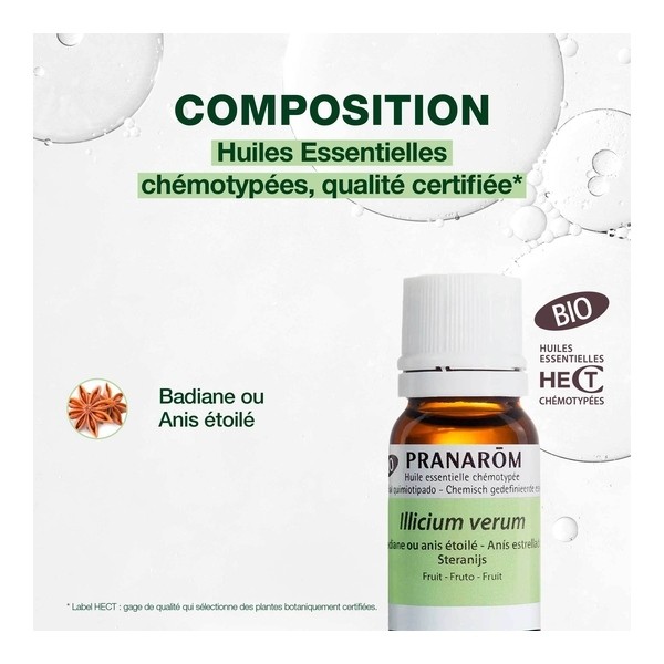 Pranarom huile essentielle Badiane Bio