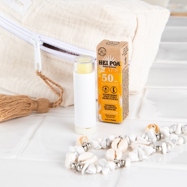Hei Poa stick lèvres solaire SPF 50