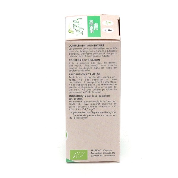 HerbalGem Airelle concentré de bourgeons frais bio