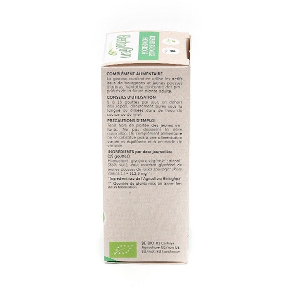 HerbalGem Rosier sauvage Concentré de bourgeons bio