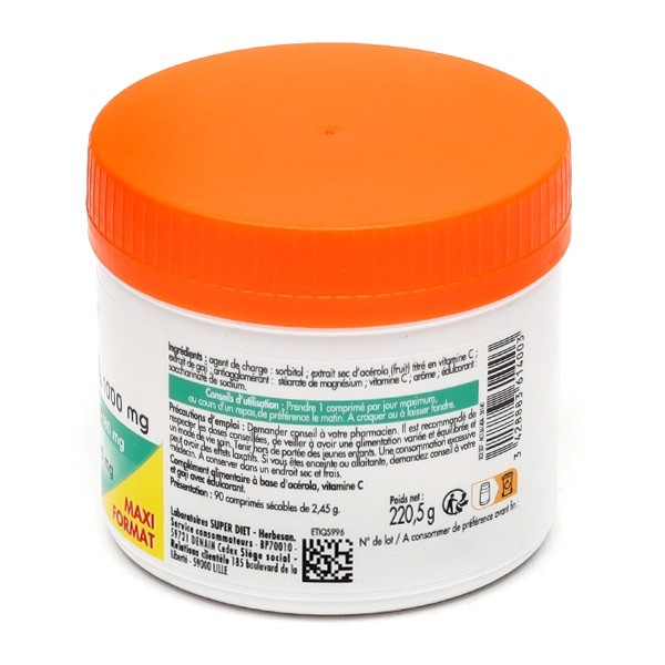 Herbesan Acérola 1000 + Goji comprimés à croquer