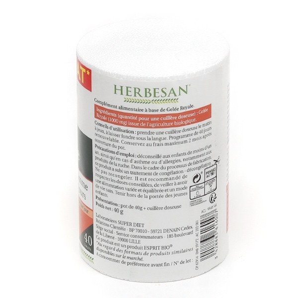 Herbesan Gelée Royale bio