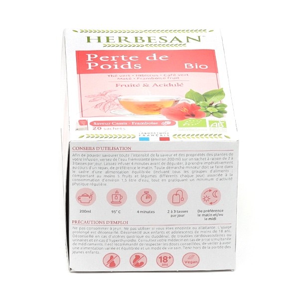 Herbesan sachet infusion bio Perte de poids