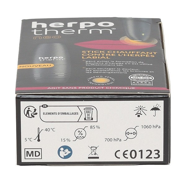 Herpotherm Neo Stick chauffant contre l'herpès labial