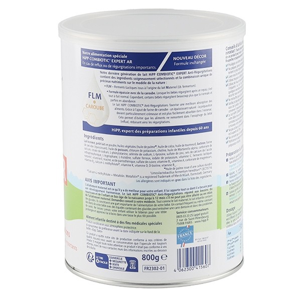 HiPP Combiotic AR lait infantile 0 -12 mois
