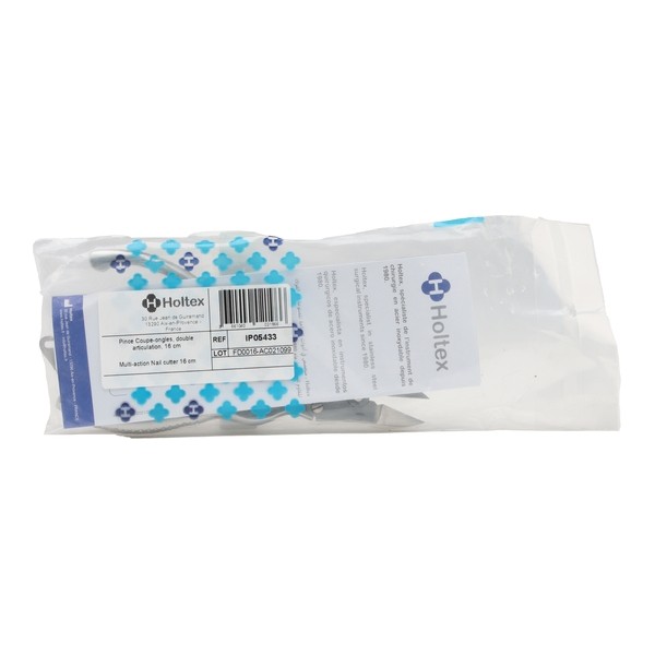 Holtex pince coupe ongles à double articulation de type sécateur