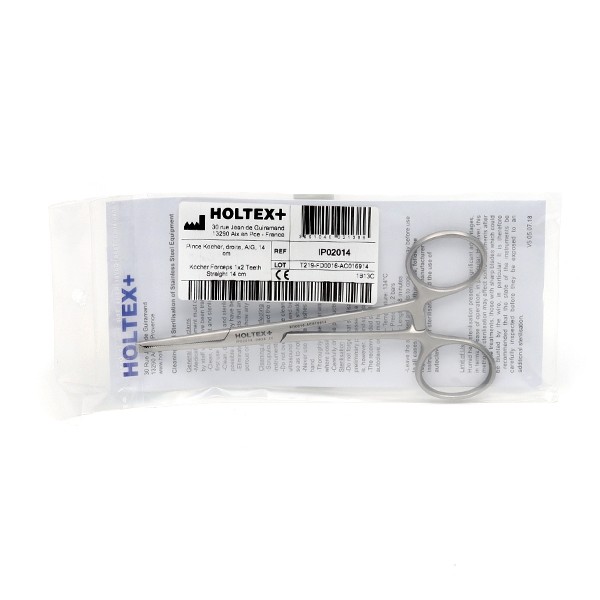 Holtex pince Kocher droite avec griffes