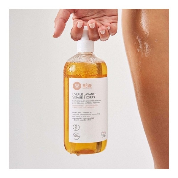 Même Cosmetics huile lavante visage et corps
