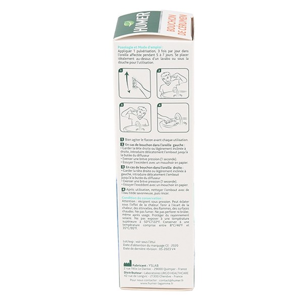 Humer bouchon de cérumen spray