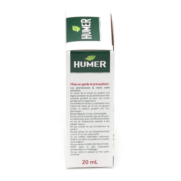 Humer Décongestionnant Rhume