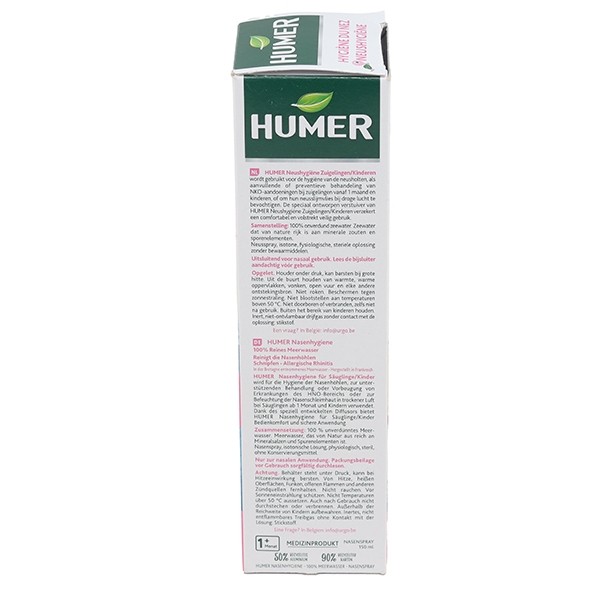 Humer Hygiène du Nez Bébé et Enfant spray nasal