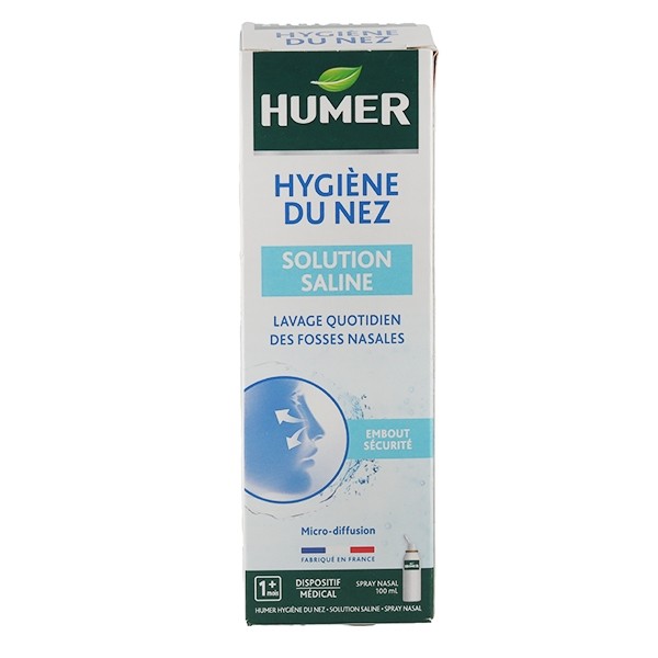 Humer hygiène du nez solution saline spray nasal