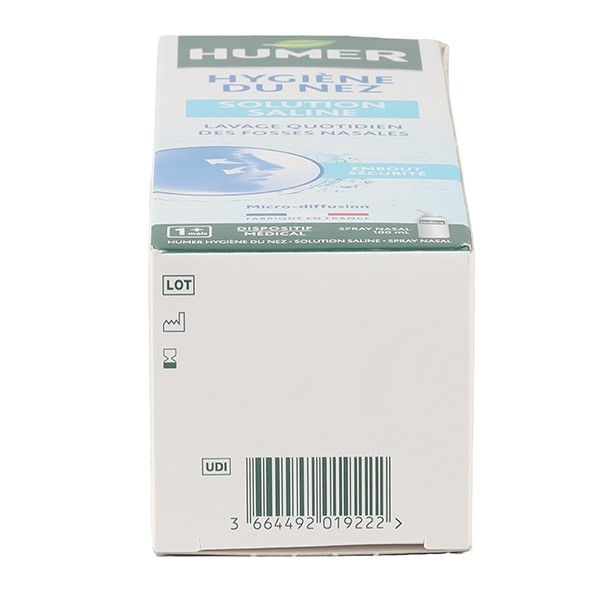 Humer hygiène du nez solution saline spray nasal