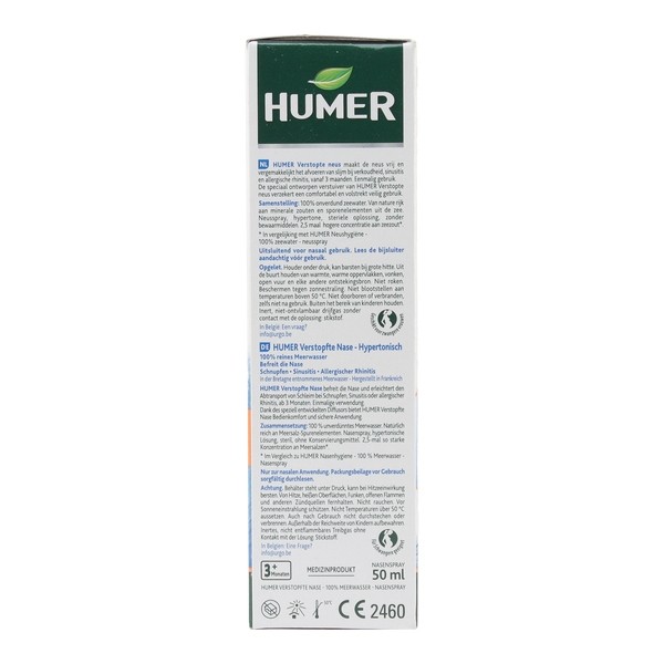Humer Nez bouché spray hypertonique