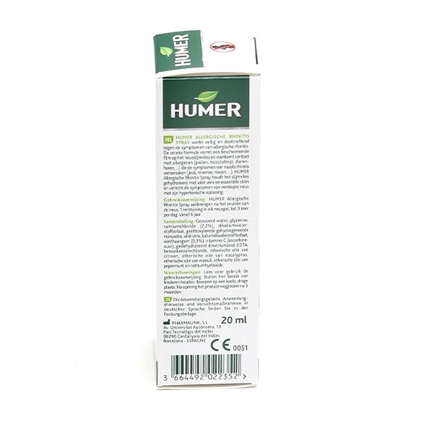 Humer Rhinite allergique spray nasal