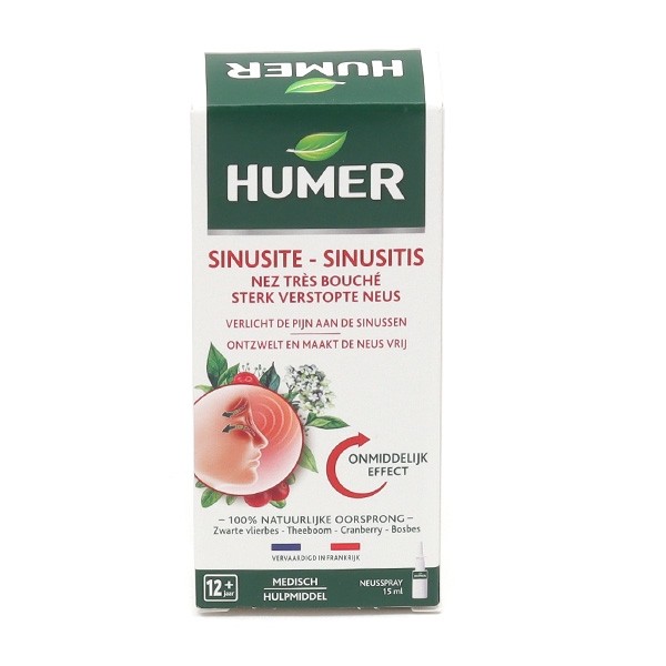 Humer Sinusite Nez très bouché spray nasal