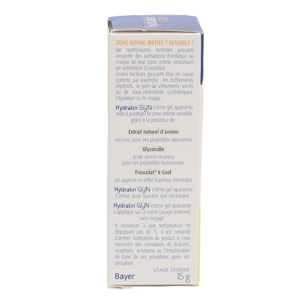 Hydralin Gyn crème-gel apaisante