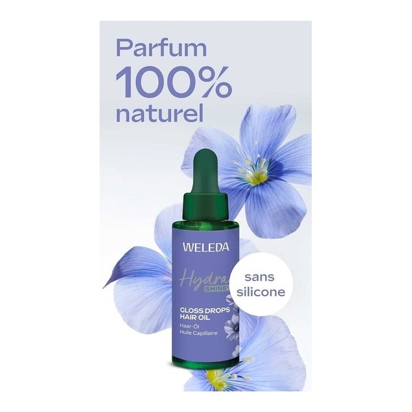 Weleda Hydra Shine huile capillaire bio Brillance gloss