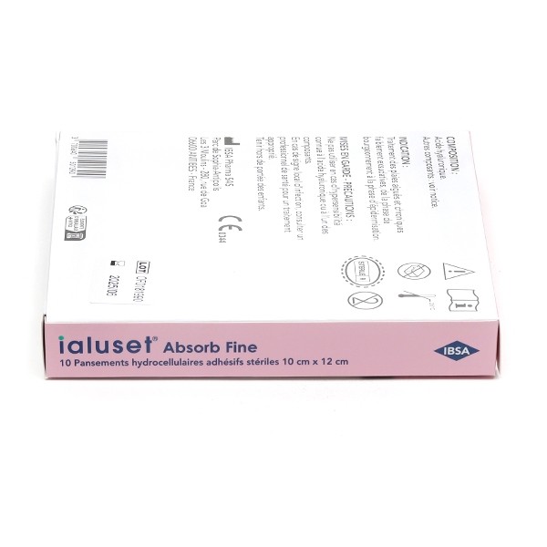 Ialuset Absorb Fine Border Pansement adhésif siliconé