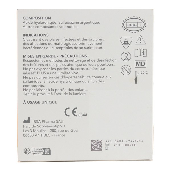 Ialuset Plus compresse