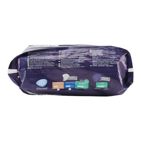 ID Discreet for men Super protections anatomiques 6 gouttes