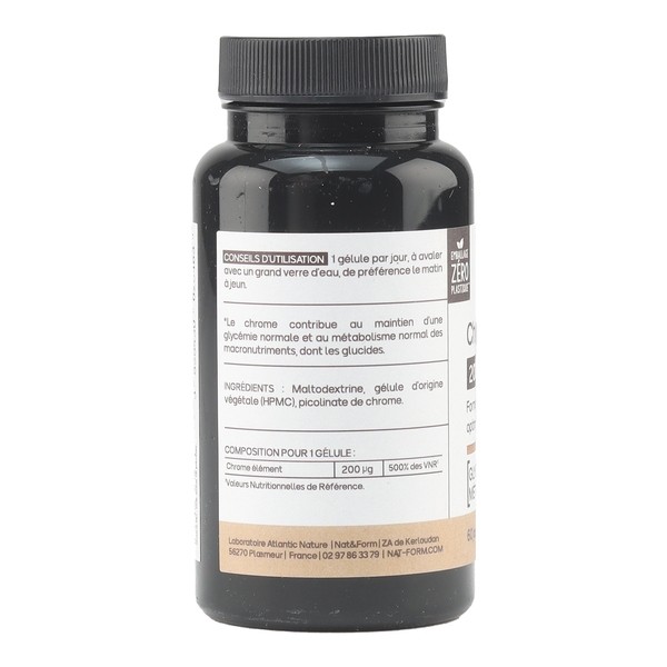 Nat et Form Chrome 200 µg gélules