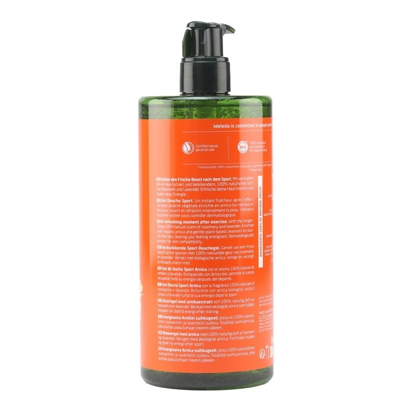 Weleda Gel douche sport Bio à l'Arnica
