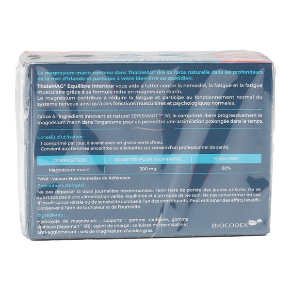 Thalamag Magnesium marin comprimés