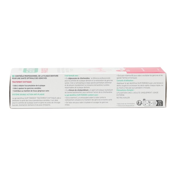 Paroex gel dentifrice anti-plaque