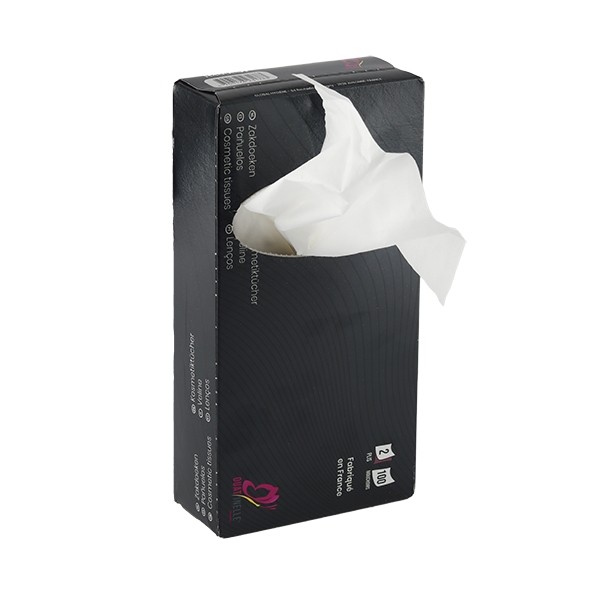 Mouchoir en papier blanc pure ouate en boite