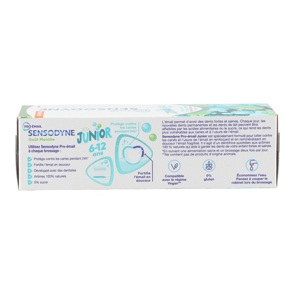 Sensodyne pro émail dentifrice Junior