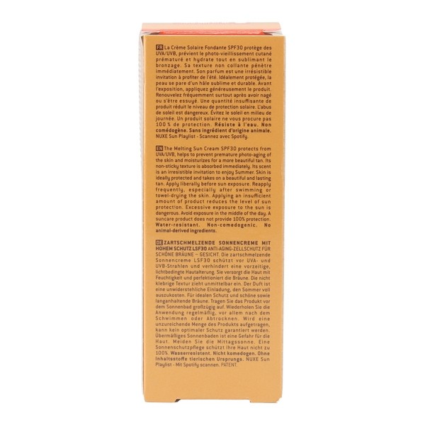 Nuxe Sun crème solaire fondante visage SPF 30