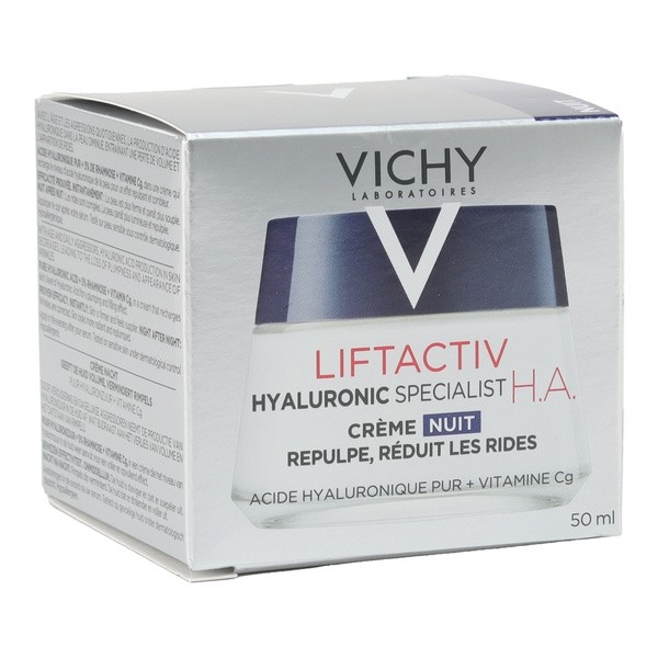 Vichy Liftactiv crème H.A. anti-rides raffermissante nuit