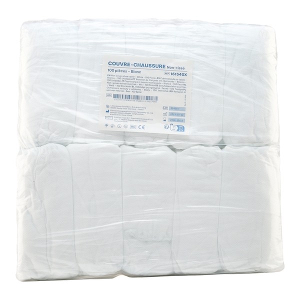 Surchaussures non stériles non tissées x100
