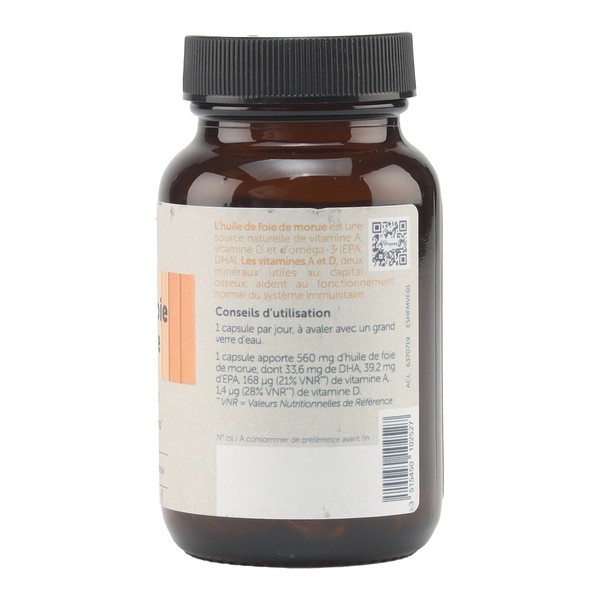 Vitavea Huile de foie de morue capsules