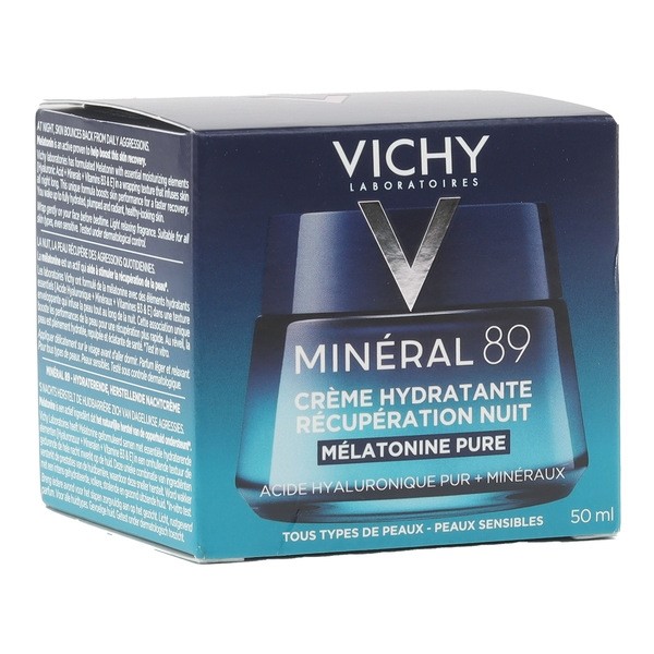 Vichy Minéral 89 crème hydratante récupération nuit