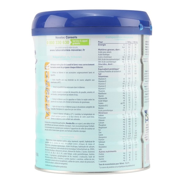 Novalac Riz lait bébé