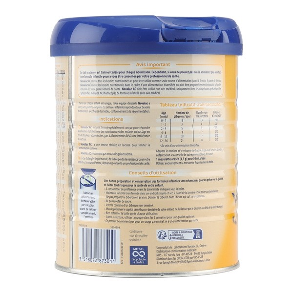 Novalac Expert AC lait 0-36 mois