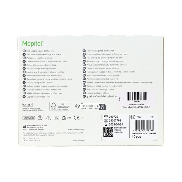 Mepitel pansement siliconé