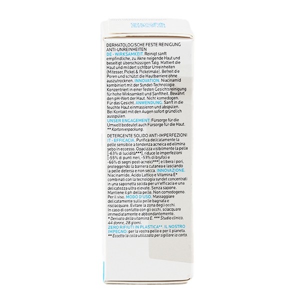 La Roche Posay Effaclar pain dermatologique anti imperfections