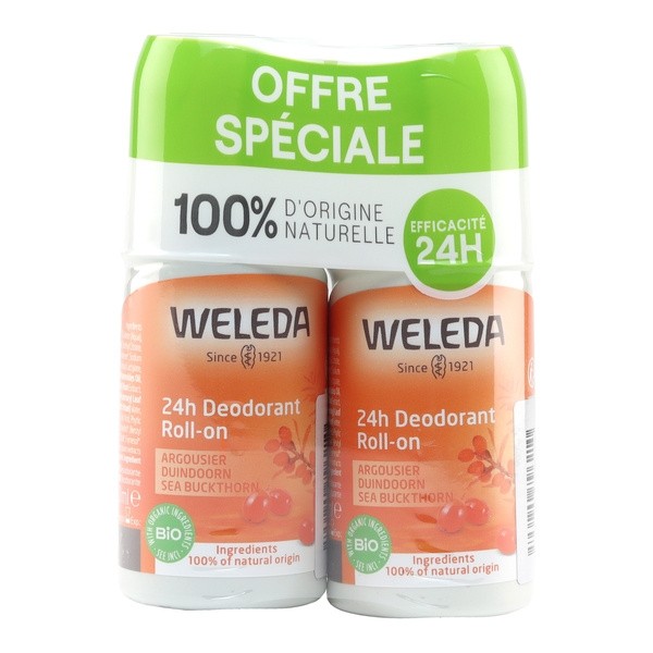 Weleda Argousier Déodorant roll on 24h Bio