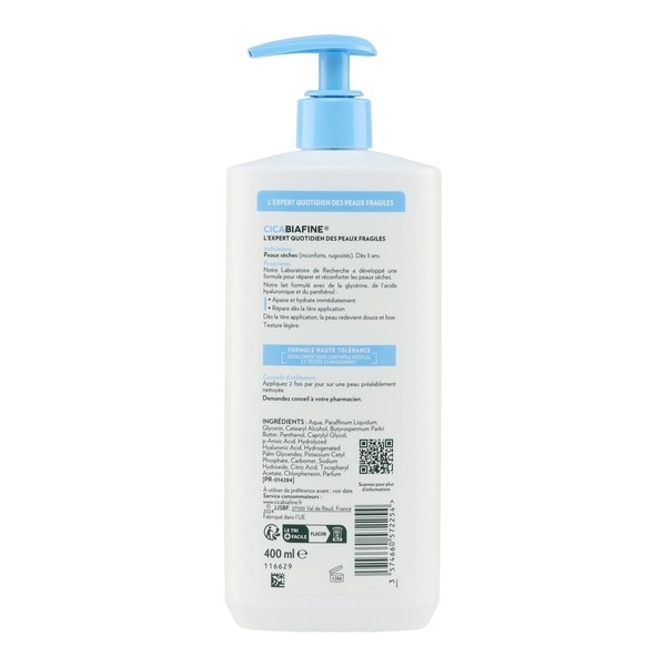 Cicabiafine lait corporel hydratant quotidien