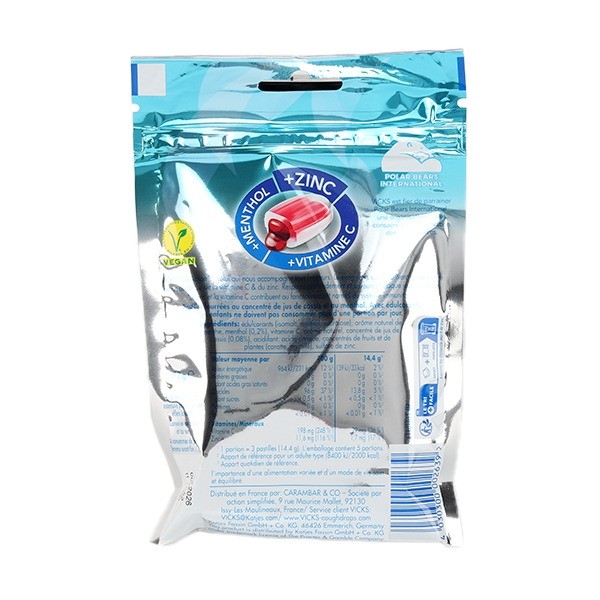 Vicks Pastilles Triple Action sans sucres